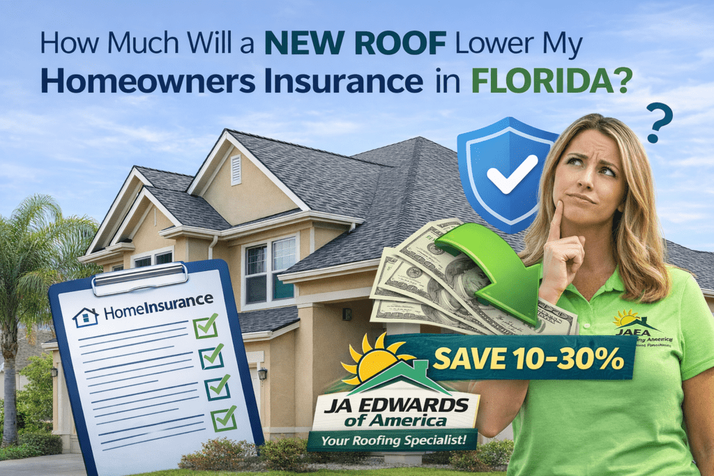 How Much Can a New Roof Lower Your Florida Insurance? [2026]