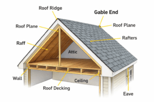 gable roof layot