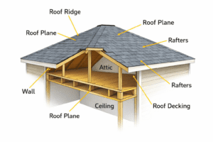 hip roof structure