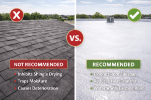 where can you apply roof coating